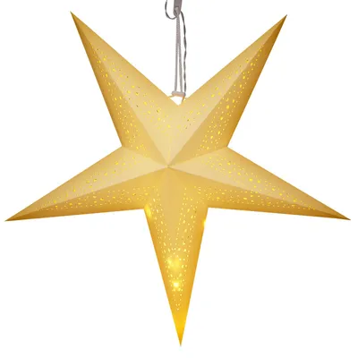 Immagine prodotto di Casaria LED Stella Natale 60 cm Colore Bianco 5 Punte Batteria Decorazione Senza Fili da Appendere, Immagine generata dall'IA
