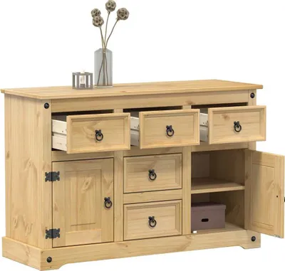 Obrázek produktu pro vidaXL Příborník 112x40x75 cm Massivholz Kiefer