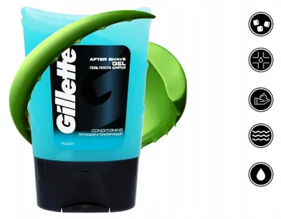 Produktbild von GILLETTE Rasiergel für Männer, pflegend und beruhigend bei Hautirritationen
