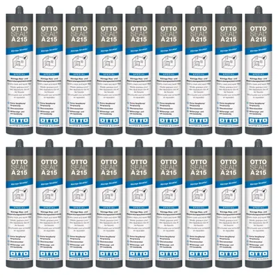 Produktbild von OTTOSEAL A215 Premium-Acryl-Dichtstoff C01 weiß mit Struktur (20 Stück)