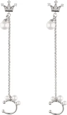 Produktbild von joella damen ohrringe - silber, one size