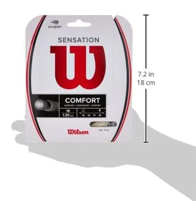 Produktbild von Wilson Tennissaite Sensation, natur, 12,2 Meter, 1,35 mm