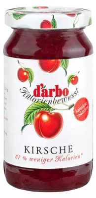 Obrázek produktu pro Darbo třešňový džem se sladidly Bez kalorií 220g