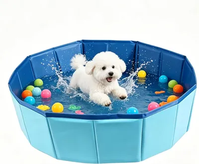 Produktbild von Hundepool 60 x 20 cm, faltbar, PVC, für kleine Hunde