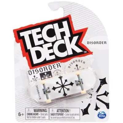 Obrázek produktu pro FINGERBOARD TECHDECK DISORDER LOGO – bílý – univerzální