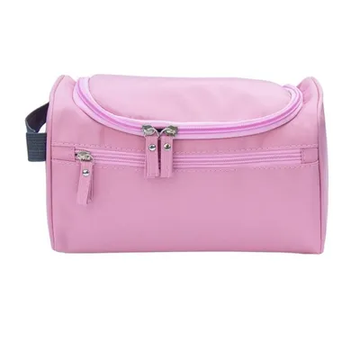Produktbild von Hängende Kulturtasche Reise Kosmetiktasche mit Fächern Rosa