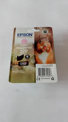 Produktbild von Epson Squirrel Singlepack Light Magenta 378 Claria Photo HD Ink, Standardertrag, Magenta, Tinte auf Pigmentbasis, 4,8 ml, 1 Stück(e), Einzelpackung