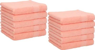 Produktbild von Betz 10 Stück Seiftücher 30x30 cm PALERMO 100% Baumwolle  Farbe: apricot