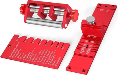 Produktbild von Meißelschärfvorrichtung, Schleifführung aus Aluminiumlegierung für Meißel und Hobel, 10° bis 45°, mehrere Winkeleinstellungen, 0,12–2,9 Zoll Breite