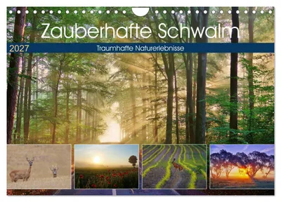 Produktbild von Zauberhafte Schwalm (Wandkalender 2027 DIN A4 quer), CALVENDO Monatskalender