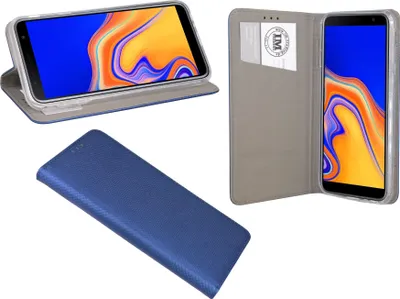 Productafbeelding van Samsung Galaxy J4+ Plus (J415F) hoesje, flip case, beschermhoes, blauw