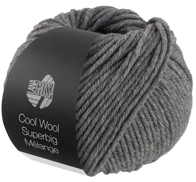 Produktbild von Lana Grossa - Cool Wool Superbig Melange 0217 mittelgrau meliert
