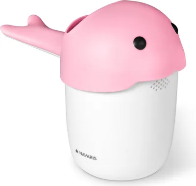 Produktbild von Navaris Baby Kinder Haarwaschbecher Badebecher - Becher Eimer zum Haare Waschen - für Haarwäsche von Kindern - Haarwaschhilfe für Babys - in Pink