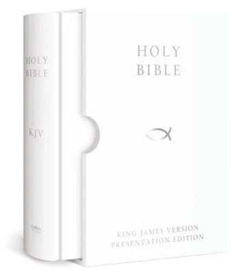 Obrázok produktu pre HOLY BIBLE: King James Version (KJV) White Presentation Edit