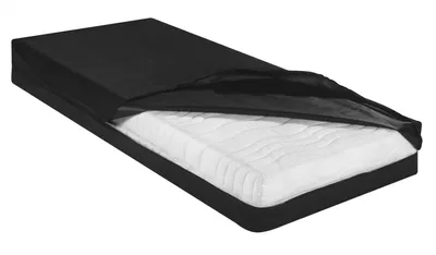 Immagine prodotto di Borsa per materasso, 80 x 200 x 25 cm, sacchetto di stoccaggio con cerniera su 3 lati, nero, sleepling