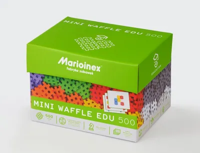 Produktbild von Mini Waffle EDU 500 stavebních kostek s kartami