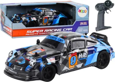 Immagine prodotto di Rc auto telecomandata 1:18 gomma ruote drift blu