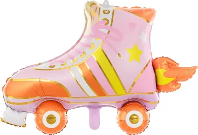 Produktbild von 90er Jahre Rollschuh Folienballon 74 cm -