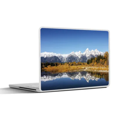 Produktbild von MuchoWow® Laptop Aufkleber Sticker Cover Amerika - Berg - Reflexion 40x30 cm - Laptop Dekoration - Selbstklebend