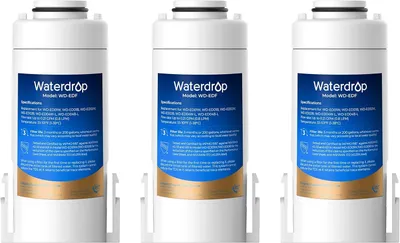 Obrázek produktu pro Waterdrop WD-EDF Náhradní filtry pro všechny filtrační konvice Waterdrop, WD-ED01W,WD-ED01B,WD-ED02,WD-ED04, vydrží až 3 měsíce nebo 757 litrů(3)