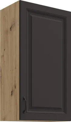 Produktbild von Hängeschrank 50-90 cm Stilo Grau + Eiche Artisan Küchenzeile Küchenblock Küche