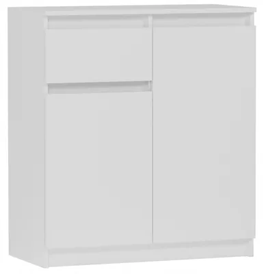 Obrázek produktu pro Komoda 98 cm 2 dveře 1 zásuvka skříňka FRAMIRE S-1 bílá
