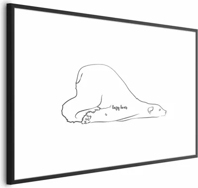 Produktbild von Posterpapier Poster - Lazy Bear 30x21 cm Tiere g-A-0170-ao-a