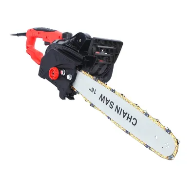 Zdjęcie produktu dla Elektryczna pilarka łańcuchowa, moc 2000 W, 16-calowa prowadnica, ergonomiczna konstrukcja