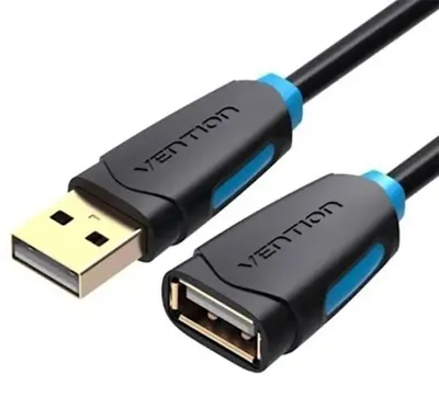 Productafbeelding van Vention CBCBI, 3 meter, USB A naar USB A, USB 2.0, zwart