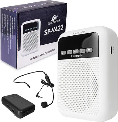 Obrázek produktu pro Multifunkční Spacetronik UHF bezdrátový hlasový zesilovač pro učitele a prezentující