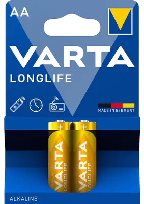 Zdjęcie produktu dla Varta LR06 Longlife 2 AA Baterie