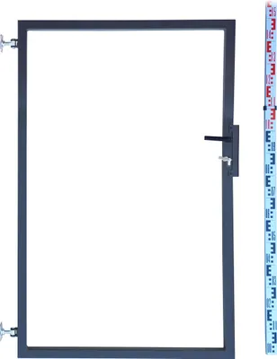 Obrázek produktu pro Branka RAMKA pro latě a panely 150 cm grafit RAL7016 antracit latě