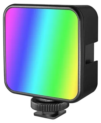 Produktbild von YONGNUO YN60RGB LED-Mini-Taschen-Videoleuchte Tragbares RGB-Fotolicht mit zweifarbiger Temperatur 2500K-9500K CRI¡Ý95 TLCI¡Ý97 Kaltschuhhalterung fuer Studiofotografie Portraet-Videoaufnahme Party Live-Stream