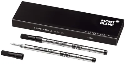 Produktbild von Tintenrollermine F schwarz MONTBLANC 105162, 2er Pack
