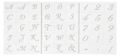 Image de Letters en Cijfers Sjabloon