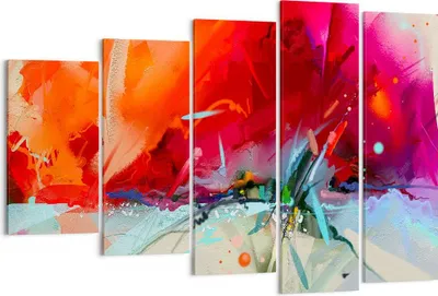 Produktbild von Bild auf Leinwand - Leinwandbild - Abstraktion modern - 150x100cm - Wand Bild - Wanddeko - Leinwanddruck - Bilder - Kunstdruck - Wanddekoration - Leinwand bilder - Wandkunst - EG150x100-4036