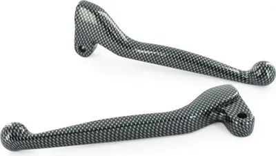 Zdjęcie produktu dla Zestaw: dzwignia reczna - solidne aluminium, dzwignia hamulca i sprzegla, wyglad wegla - Simson S50, S51, S53, SR50, KR51/2 Schwalbe