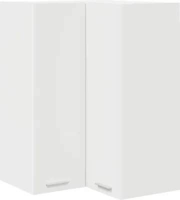 Obrázek produktu pro vidaXL Závěsná skříňka s úložným prostorem, bílá, 57 x 57 x 80 cm, dřevotřísková deska