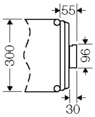 Image de Hensel Insert d'aération avec grille d'aération IP44 Mi BF 44