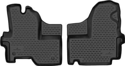 Produktbild von WALSER XTR Gummi Fussmatten Auto für Iveco Daily V 2011 - 2014, 100% passgenaue Auto Fußmatten, robuste Universal Fußmatte Auto, Gummimatten Auto, Auto Fussmatten Gummi, Auto Gummimatten