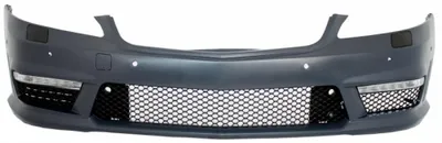 Obrázek produktu pro Přední nárazník pro Mercedes S-Klasse W221, modely z let 2005-2012, vzhled S63 S65, s LED denními světly.