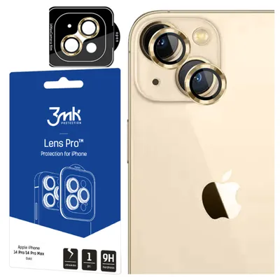 Obrázok produktu pre 3MK Lens Protection Pro, iPhone 14 Plus, Zlato, 1 kusov
