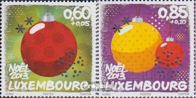 Produktbild von Briefmarken Luxemburg 2013 Mi 1996-1997 (kompl.Ausg.) postfrisch Weihnachten