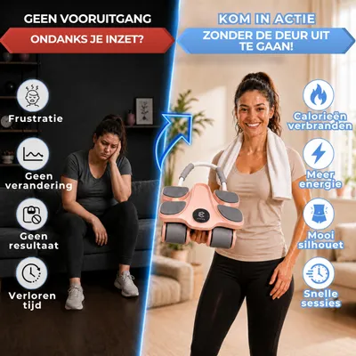 Image de Roulette abdominale, poignée ergonomique, 1 pièce, pour l'entraînement des abdominaux