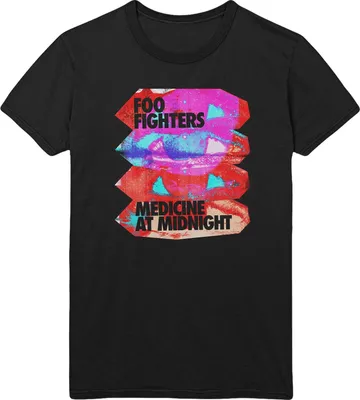 Image de Foo Fighters - "Medicine At Midnight" T-shirt homme/femme unie RO1022 (XL) (Noir)