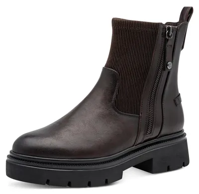 Image de Bottes pour femmes MARCO TOZZI, fermeture éclair, confortables, couleur marron (MOCCA), taille 36 EU