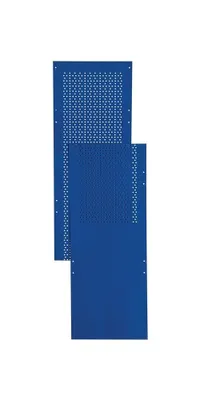 Zdjęcie produktu dla Lochblechseitenwand LOGS 80 H2000xB390mm blau RAL 5022 LOGS