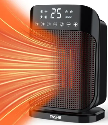 Image de Radiateur soufflant Yashe PTC924R-H, 1800 W, noir