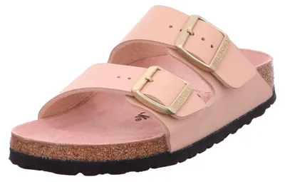 Produktbild von Birkenstock Damen Pantoletten Arizona BS 42065-37, 42065-38, 42065-39, 42065-40, 42065-41, 42065-42 BIR-1031525 Triples New Beige/Pink Clay 39