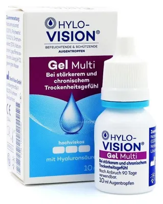 Produktbild von HYLO-VISION Gel multi Augentropfen 10ml PZN 10090990